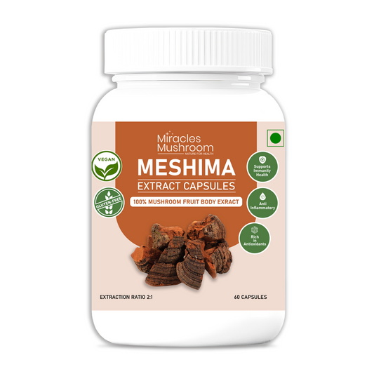 Meshima Mushroom Extract Capsules | Antioxidant Protection & Immune Defense