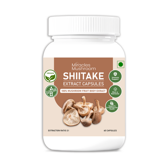 Shiitake Mushroom Extract Capsules | Heart Health Naturally