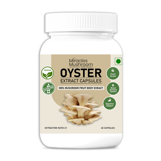 Oyster Mushroom Extract Capsules | Boost Immunity & Support Heart Health