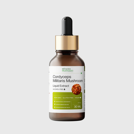 Cordyceps Mushroom Extract Liquid | Support Stamina, Lung Health & Overall Vitality