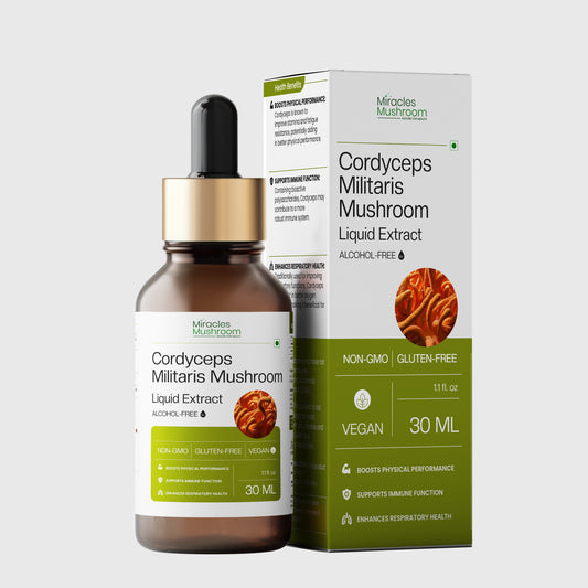 Cordyceps Mushroom Extract Liquid | Support Stamina, Lung Health & Overall Vitality