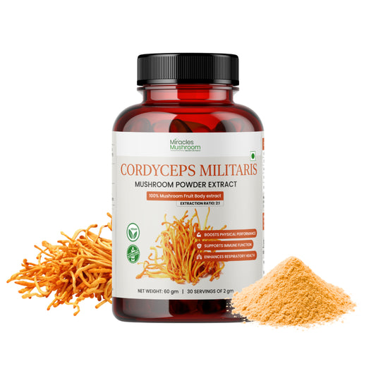 Cordyceps Mushroom Extract Powder | For Enhance Energy & Stamina