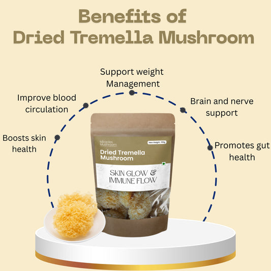 Dried Tremella Mushroom | Skin Hydration & Beauty Support