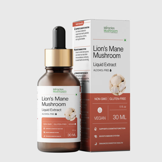 Lion's Mane Mushroom Extract Liquid | Brain Health, Memory & Focus Support