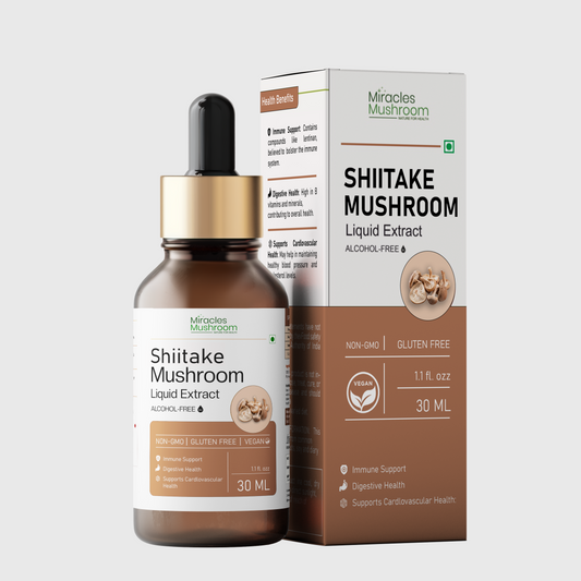 Shiitake Mushroom Extract Liquid | Immunity, Heart Health & Energy Support