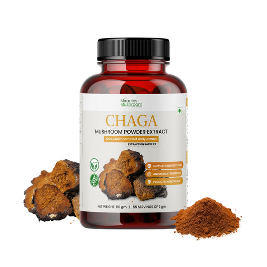 Chaga Mushroom Extract Powder | Pure Health & Wellness Support