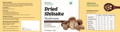 Dried Shiitake Mushroom | Heart Health & Support Digestion