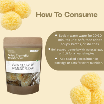 Dried Tremella Mushroom | Skin Hydration & Beauty Support