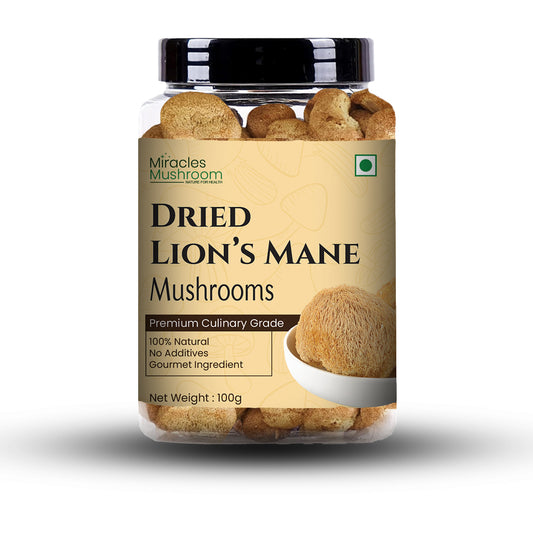 Dried Lion's Mane Mushroom | Brain & Nerve Health, Cognitive Support & Vitality