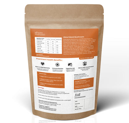 Dried Morel Mushroom | High Protein & Nutrient Support