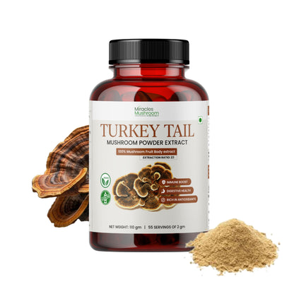 Turkey Tail Mushroom Extract Powder | Gut Care & Digestive Health