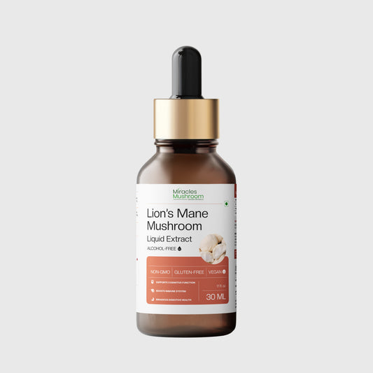 Lion's Mane Mushroom Extract Liquid | Brain Health, Memory & Focus Support
