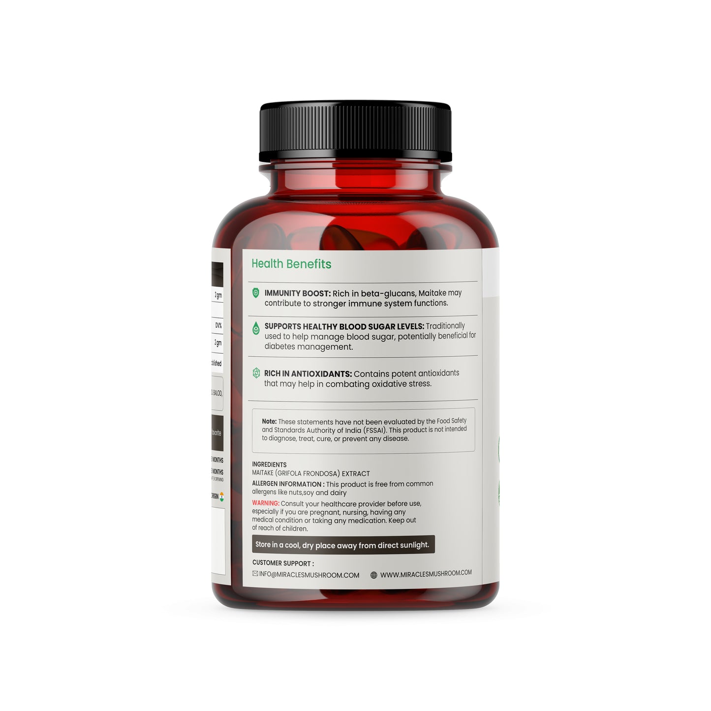 Maitake Mushroom Extract Powder | Reduce Body Weight & Enhance Beauty