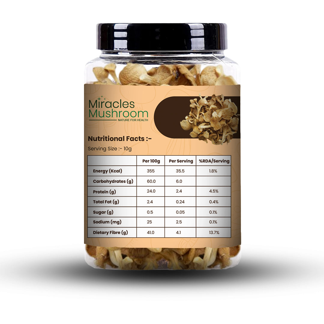 Dried Oyster Mushroom | Rich in Protein, Support Gut & Heart Health