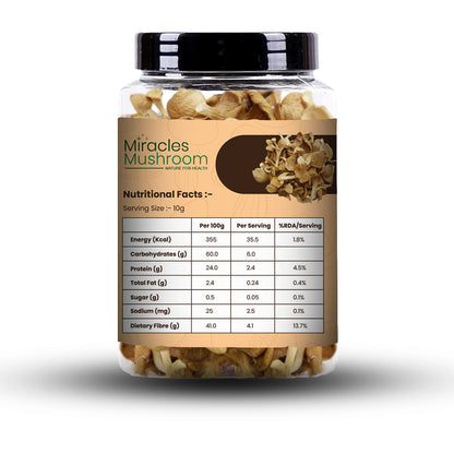 Dried Oyster Mushroom | Rich in Protein, Support Gut & Heart Health